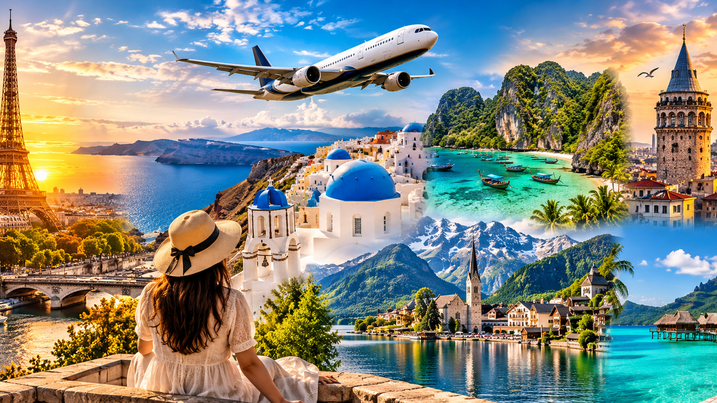 International Tours global travel dreams at golden hour